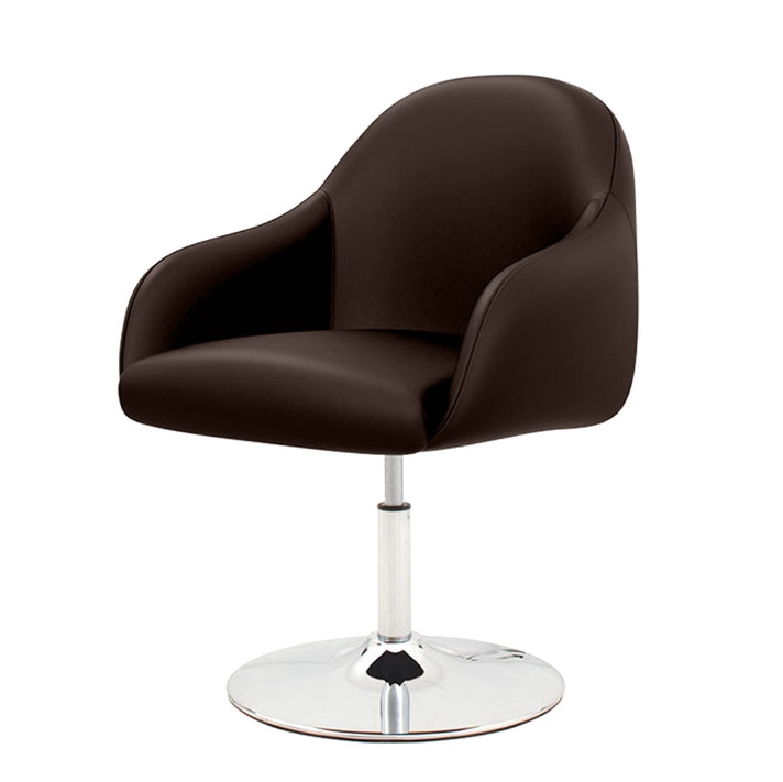 ПОСЕТИТЕЛСКИ СТОЛ WAIT 1S CHROME BROWN